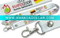 Wholesale school silk screen lanyard