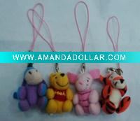 Wholesale plush mobile pendant