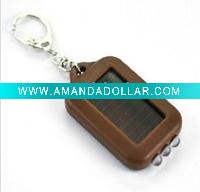 Solar led key chain