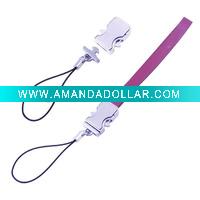 Wholesale Fashion Metal Leather Mobile Phone Strap