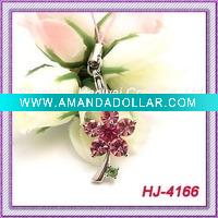Wholesale Rhinestone Flower phone charms