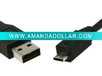 USB 2.0 Type A (Male) - Micro-B (Male) Cable