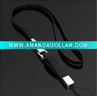 Wholesale cow leather mobile phone chian