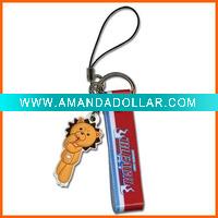 Wholesale soft pvc mobile phone charms