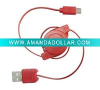 Retractable usb cable