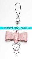 Wholesale Butterfly animal Mobile phone Flash Charm Strap Decoration