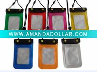 various colors waterproof mobile pouch