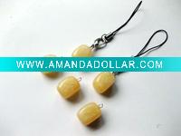 Yellow Gemstone phone pendant