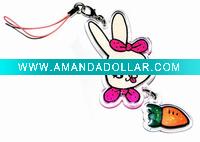 Wholesale fashion acrylic mobile straps