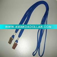 Wholesale samll cute mobile phone tube lanyard with meta clip