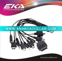 USB cable with 10 connectors