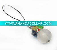 crystal moblie phone chain