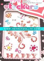 Wholesale wholesale crystal mobile phone stickers