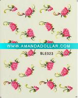 Wholesale water transfer nail sticker (BLE023)