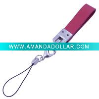 Wholesale Fashion Metal Leather Hand Cell Phone Strap