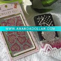 Wholesale 2011 Newest Cell Phone / Mobile Crystal/Rhinestone Sticker (ZY1-8034)