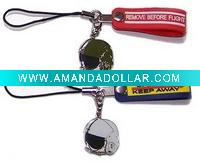 Soft PVC phone strap