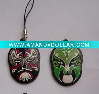 Wholesale silicone mobile pendant