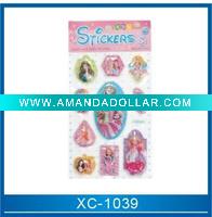 Wholesale princess stickers (XC-1039)