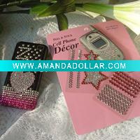 Wholesale 2011 Newest Cell Phone Crystal/Rhinestone Sticker (ZY1-8078)