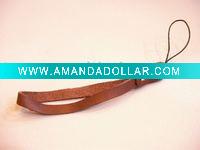 Full Grain Cowhide Leather Mobile Phone Hand Strap - classic cell phone style