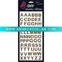 Wholesale DIY Jewelry Glitter Decoration Sticker / Rhinestone / Crystals Sticker