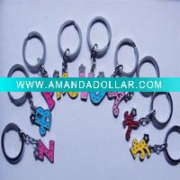 letter pendant for key