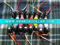 Wholesale Mini wooden figurine for cellphone straps Accept PayPal