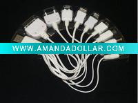 Wholesale 10 in 1 USB Charger/Car Power Adapter/Charger for Cellphones