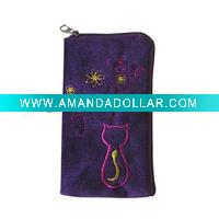 Wholesale canvas embroidery mobile phone holders