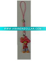 Wholesale Charm plastic cellphone strap