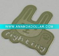 Wholesale 24k golden mobile cell phone sticker anti radiation promotion sticker gifts digital sticker