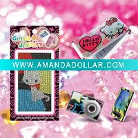 Wholesale 2011 Fahional cellphone Crystal sticker for Girl's