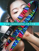 Wholesale heat transfer lanyard strap