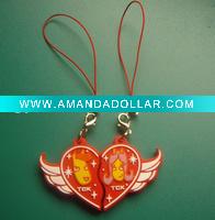 Wholesale mobile phone valentine pendant