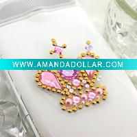 Wholesale crystal stickers for mobile phone