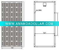Wholesale OUMEIDE 90watt monocrystalline solar panel