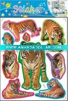 Wholesale puffy sticker foam animal stickers
