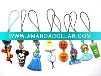 Wholesale PVC cell phone charm