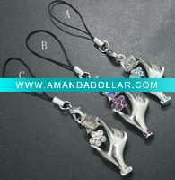 Wholesale alloy mobile phone chain