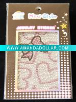 Mobile sticker/rhinestone sticker