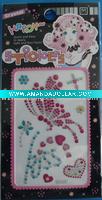 Wholesale acrylic sticker , acrylic tattoo sticker,acrylic mobile phone sticker