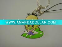 Wholesale pvc cellphone strap