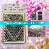 Wholesale Crystal stickers for mobile /cell phone