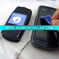 Wholesale Micorfiber mobile sticker w/cleaning cloth,good for advertisement.EN71/CPSIA