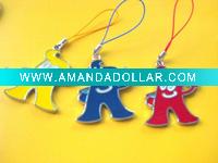Wholesale fashion zinc alloy mobile strap
