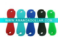 Wholesale silicone cable winder smartwrap silicone mobile phone chain