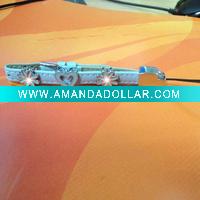 Wholesale PU belt with charms mobile phone chain