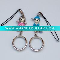 Lovely lover mobile strap
