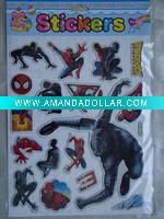 cartoon puffy sticker